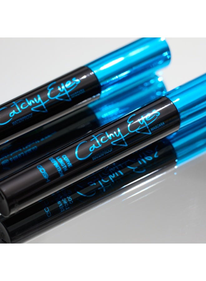 gosh Catchy Eyes Mascara Waterproof  001 Black 8Ml - Image 3